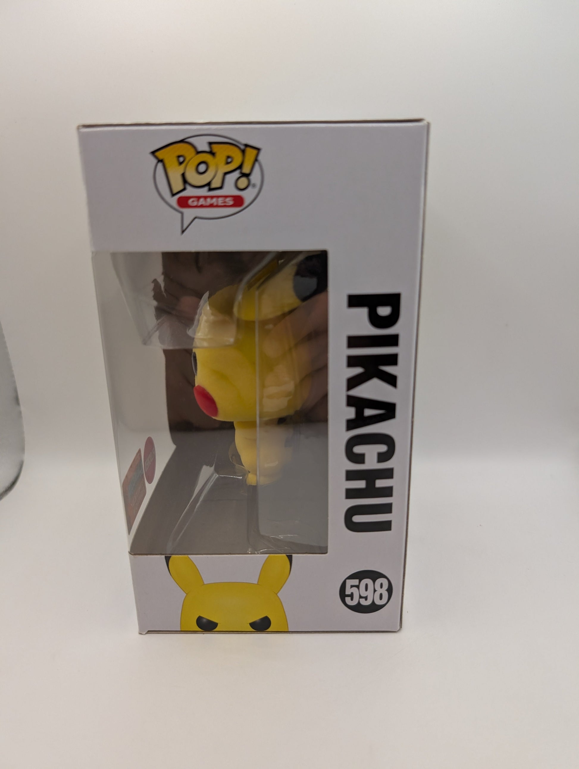 PIKACHU Pokemon Flocked 2020 NYCC Fall Funko POP! #598 FRENLY BRICKS - Open 7 Days