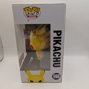 PIKACHU Pokemon Flocked 2020 NYCC Fall Funko POP! #598 FRENLY BRICKS - Open 7 Days