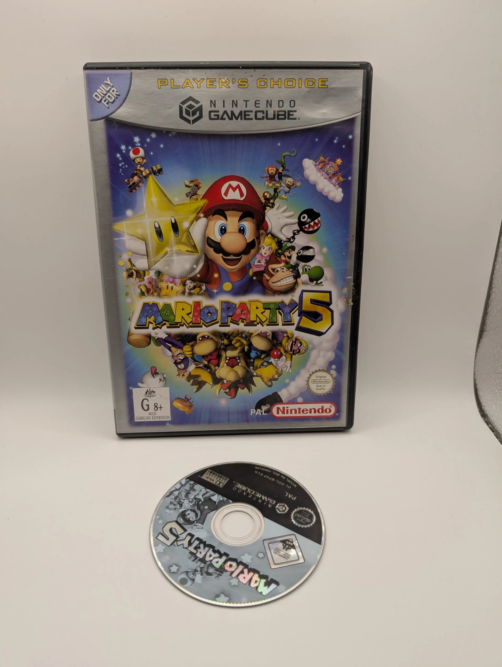 Mario Party 5 Gamecube AUS PAL "Players Choice" Edition Nintendo Video Game FRENLY BRICKS - Open 7 Days