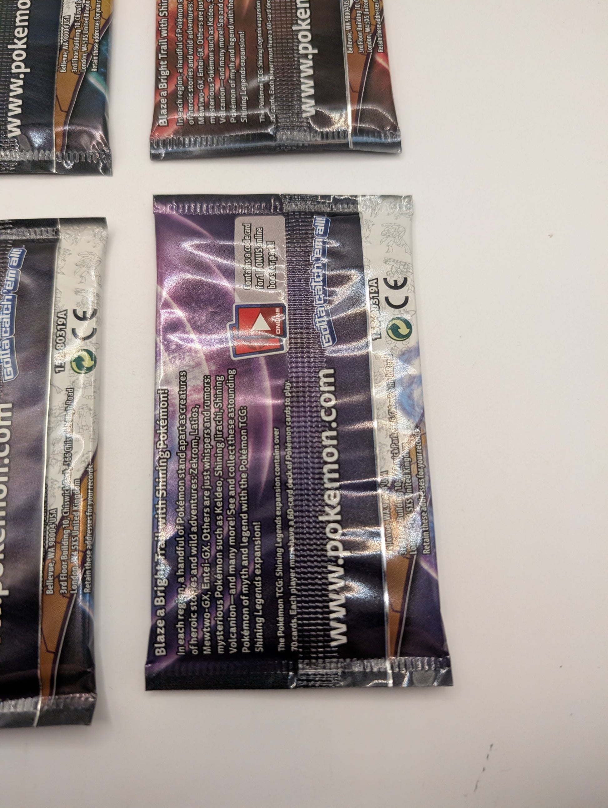 Pokemon Shining Legends Booster Packs Art Set x4 New & Sealed Sun Moon FRENLY BRICKS - Open 7 Days