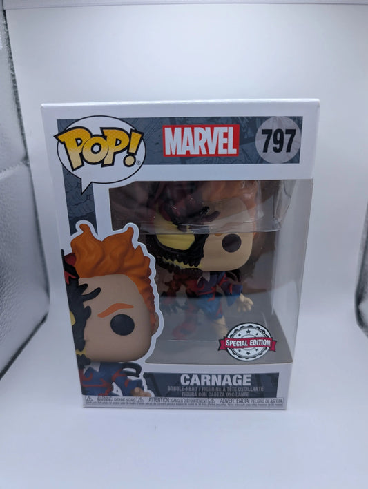 FUNKO POP! VINYL - Carnage - #797 - Marvel FRENLY BRICKS - Open 7 Days