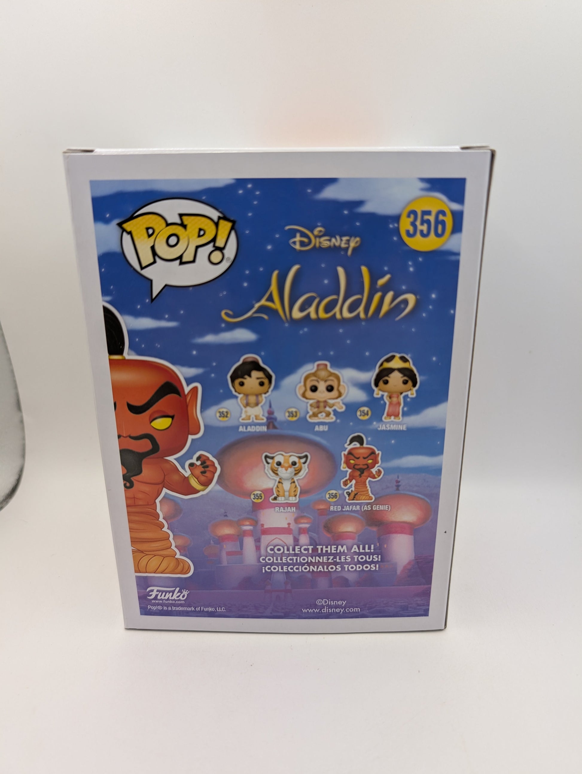 Disney Funko Pop - Red Jafar (As Genie) - Aladdin - No. 356 FRENLY BRICKS - Open 7 Days