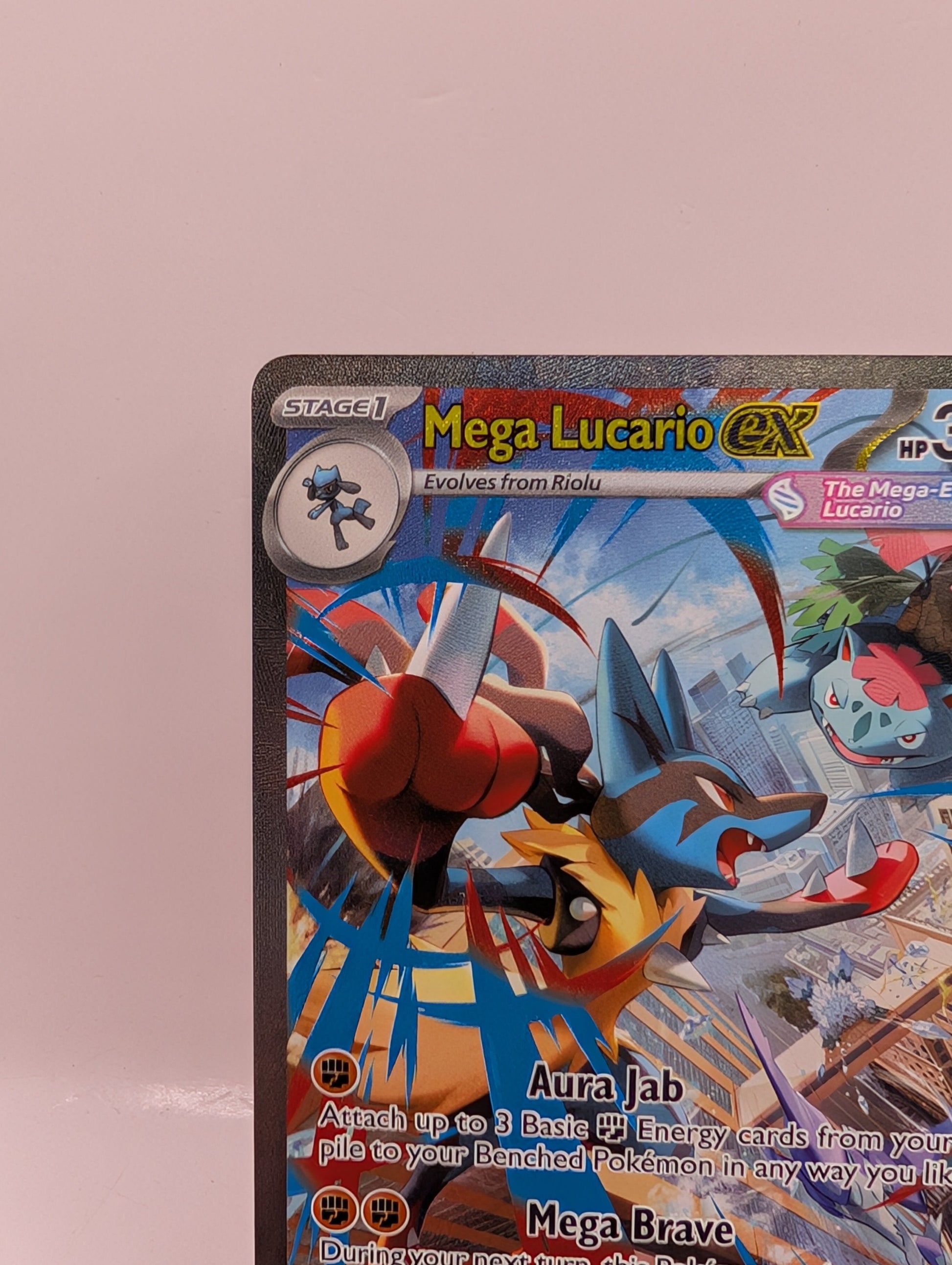 POKEMON MEGA EVOLUTION  MEGA LUCARIO EX 179/132  SPECIAL ILLUSTRATION RARE  SIR FRENLY BRICKS - Open 7 Days