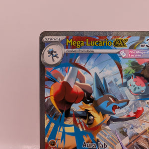 POKEMON MEGA EVOLUTION  MEGA LUCARIO EX 179/132  SPECIAL ILLUSTRATION RARE  SIR FRENLY BRICKS - Open 7 Days