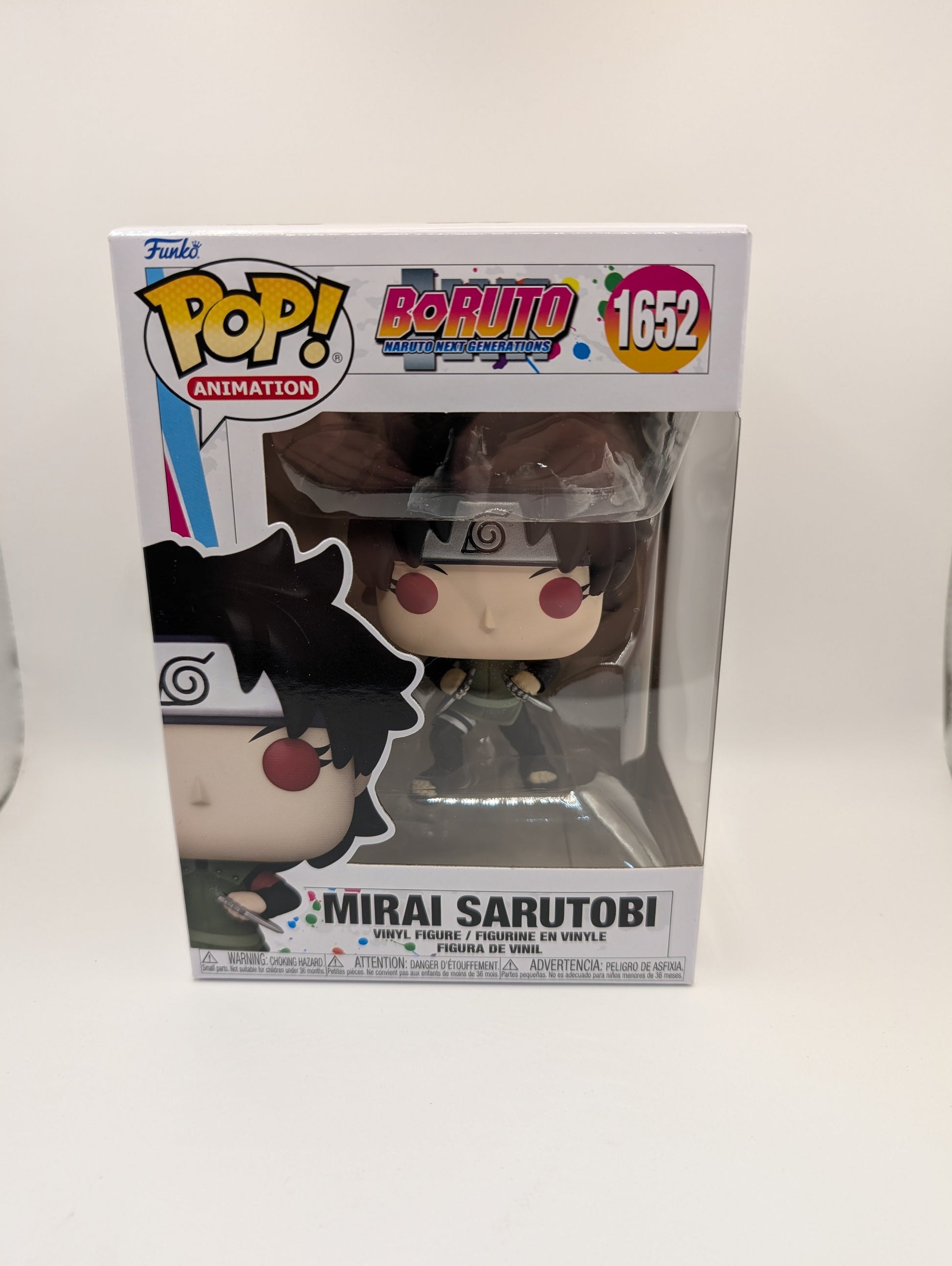 #1652  Mirai Sarutobi : Boruto : Naruto Next Generation : Pop Vinyl : Funko FRENLY BRICKS - Open 7 Days