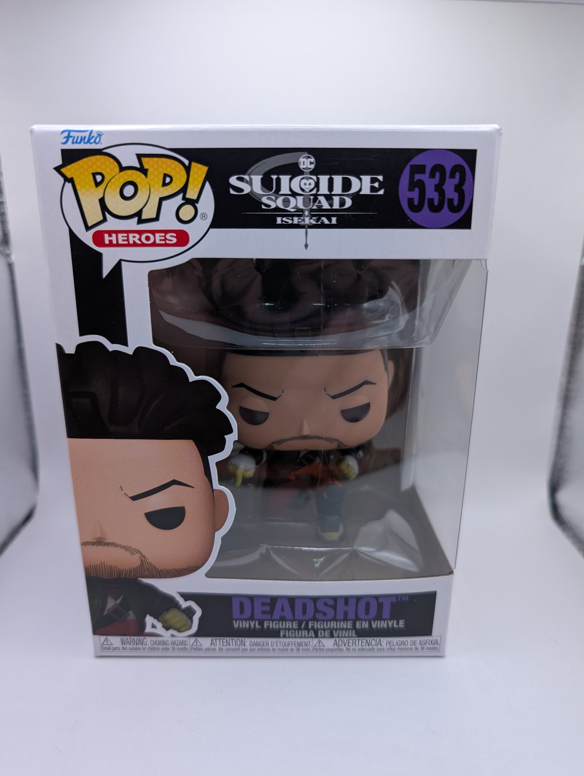 Suicide Squad: Isekai - Deadshot Pop! Vinyl Figure #533 FRENLY BRICKS - Open 7 Days