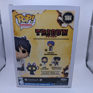 Meryl Stryfe w/ Kuroneko NYCC 2024 Exclusive Funko Pop! Vinyl Trigun #1684 FRENLY BRICKS - Open 7 Days