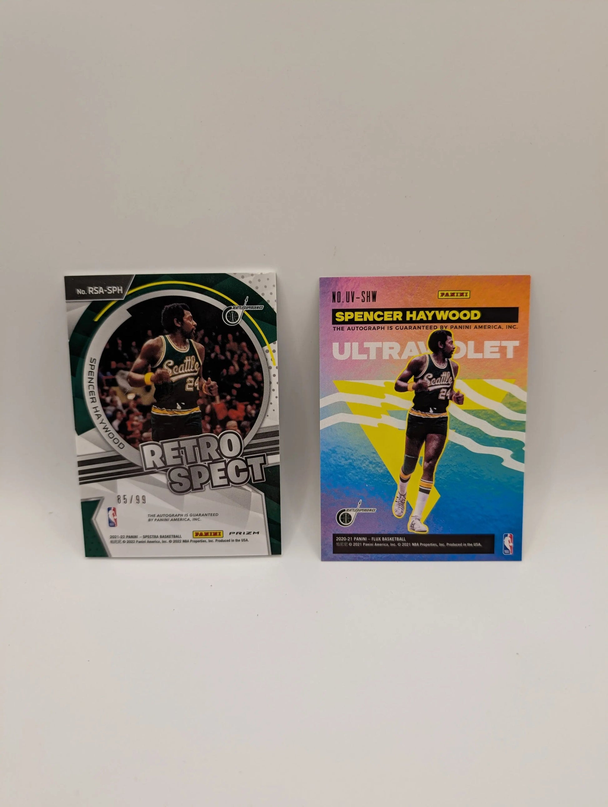 2021-22 Panini Spectra SPENCER HAYWOOD + Flux Auto Bundle Lot NBA Basketball FRENLY BRICKS - Open 7 Days