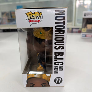 Funko POP! Rocks - The Notorious B.I.G. With Crown #77 FRENLY BRICKS - Open 7 Days