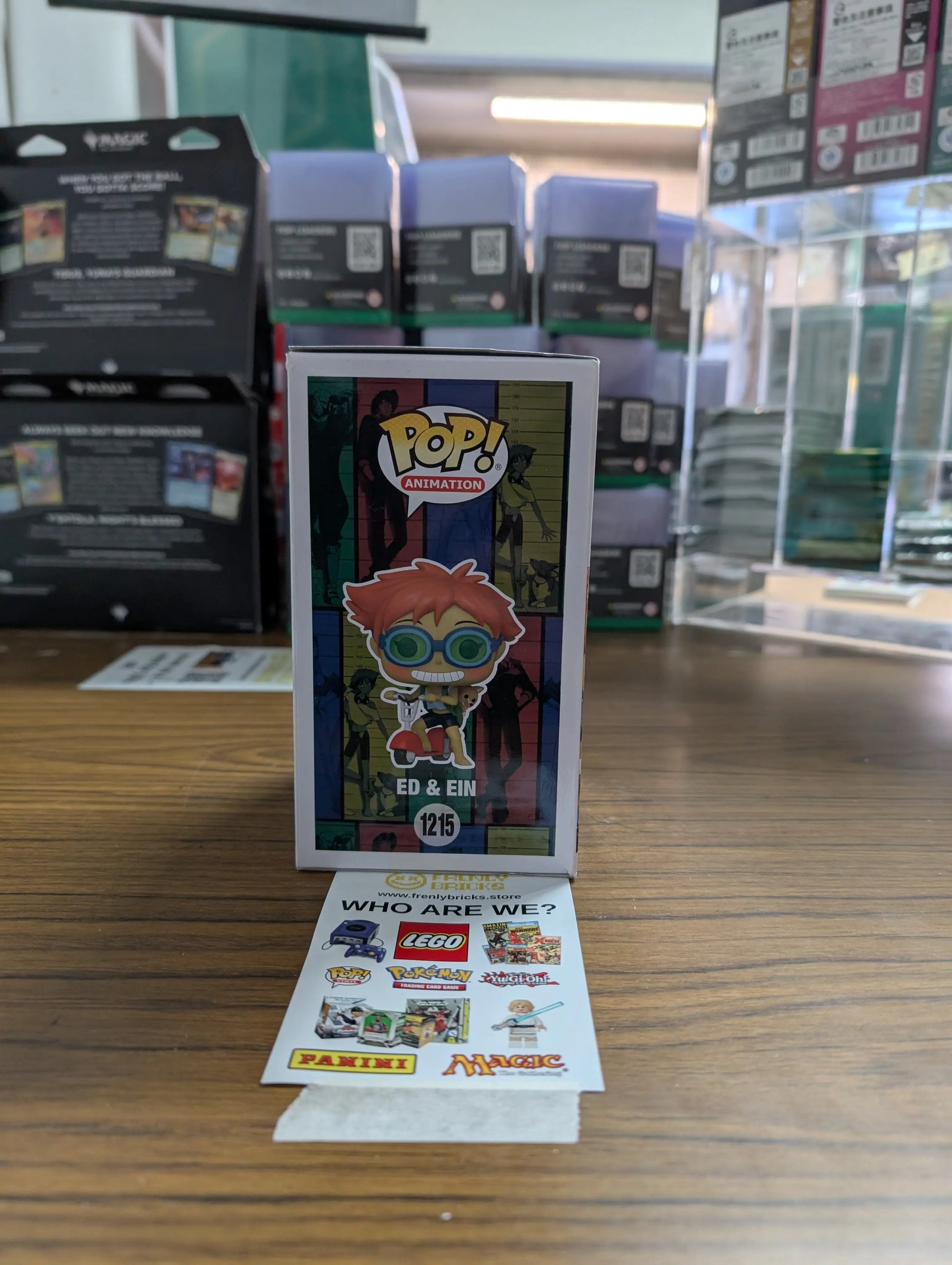 FUNKO Pop Vinyl Ed & Ein #1215 FRENLY BRICKS - Open 7 Days
