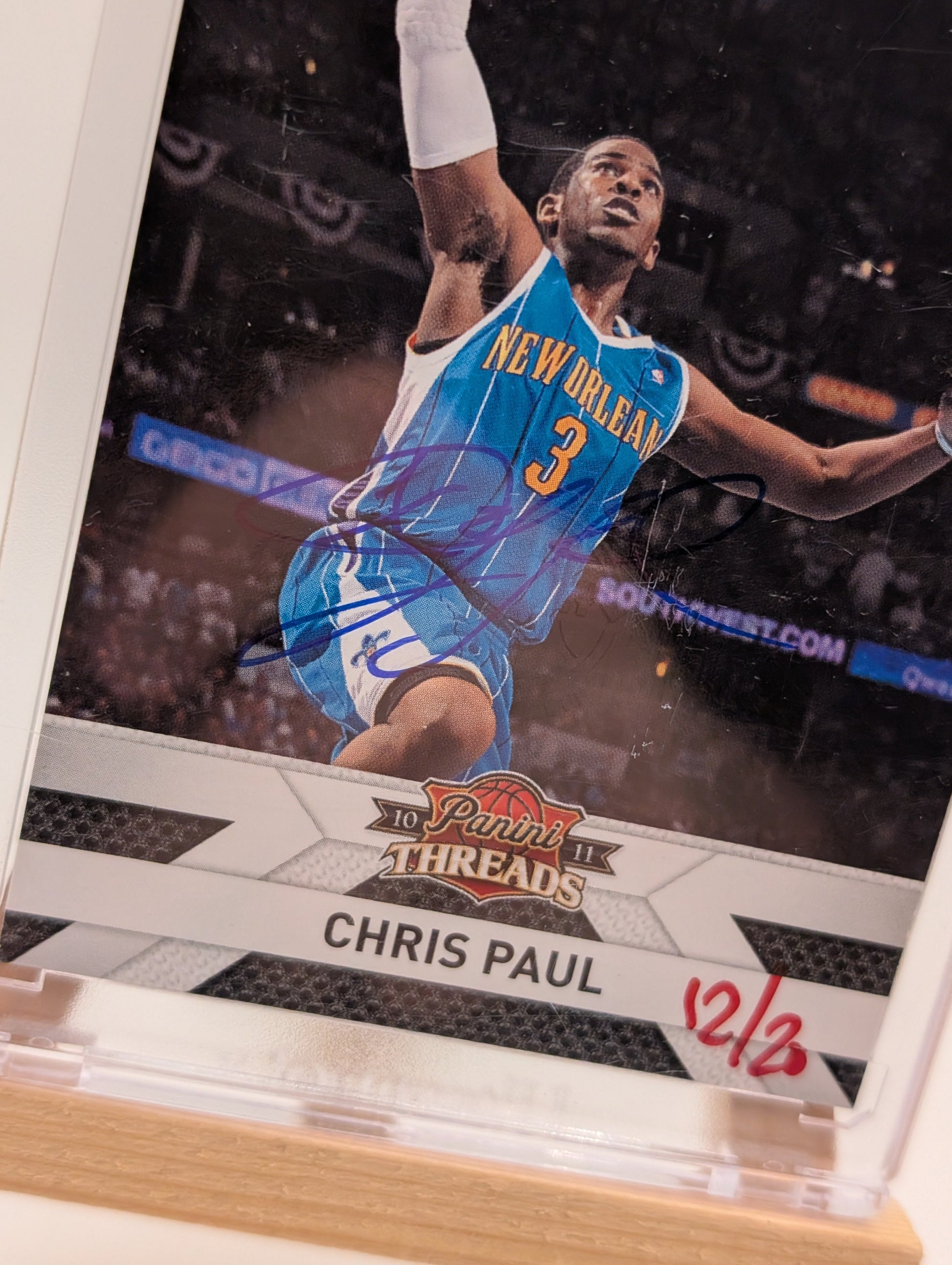 2010 Panini Threads Chris Paul Auto On Card 12/20 NBA FRENLY BRICKS - Open 7 Days