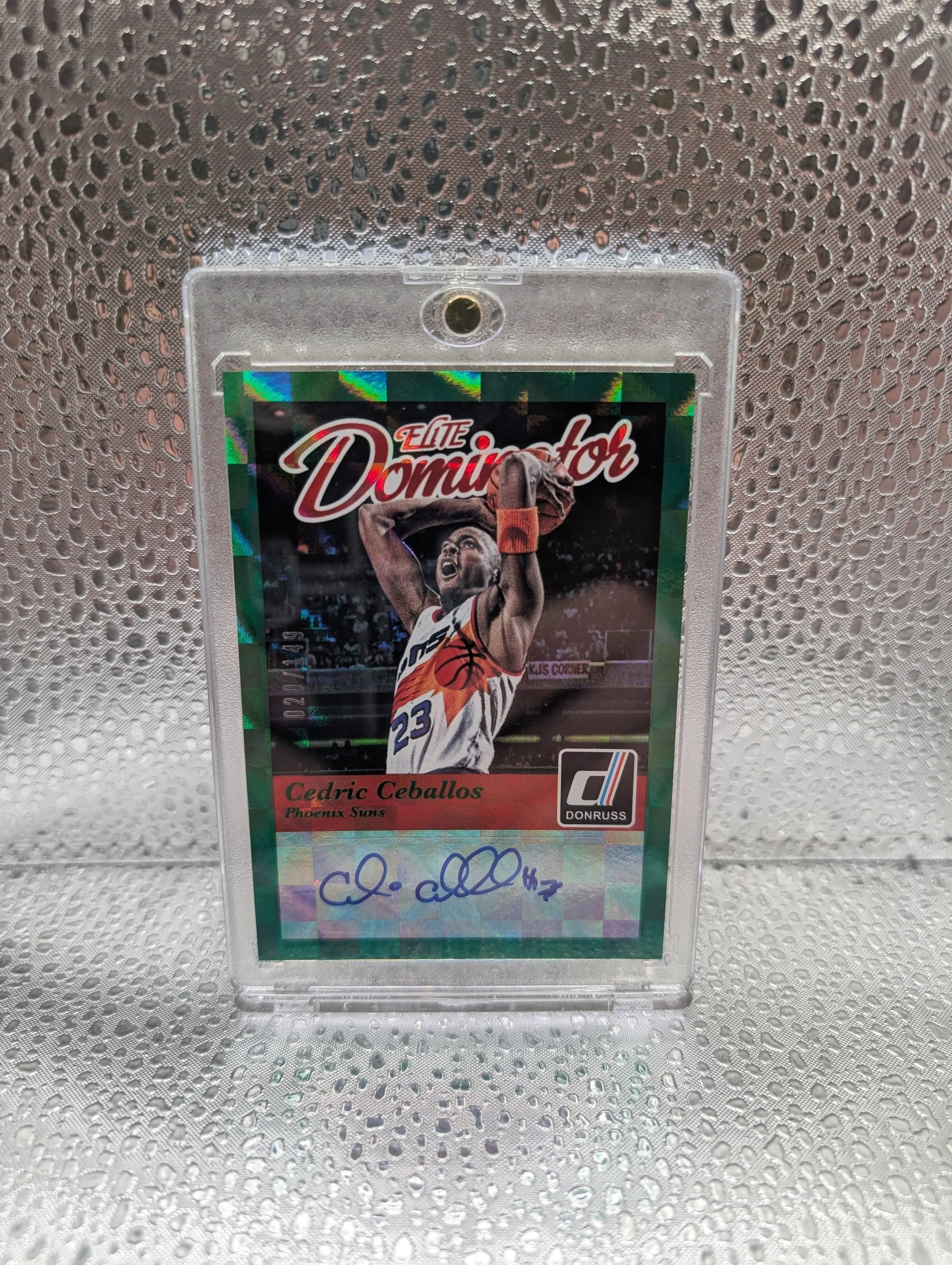 2014-15 Panini Donruss CEDRIC CEBALLOS Elite Dominator Autograph #/149 Suns FRENLY BRICKS - Open 7 Days