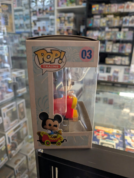 Mickey Mouse on Casey JR. 65th Anniversary Disneyland Resort 03 Funko Pop Vinyl FRENLY BRICKS - Open 7 Days