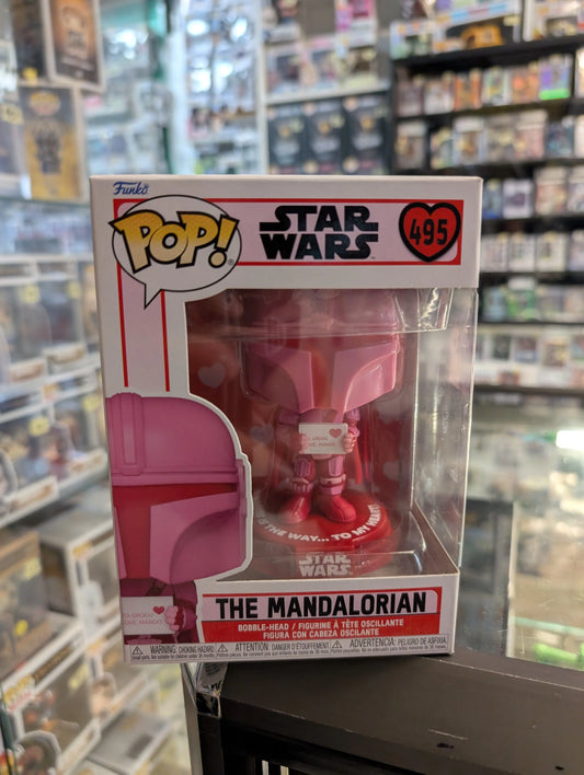 Funko Pop Star Wars #495 The Mandalorian Pink FRENLY BRICKS - Open 7 Days