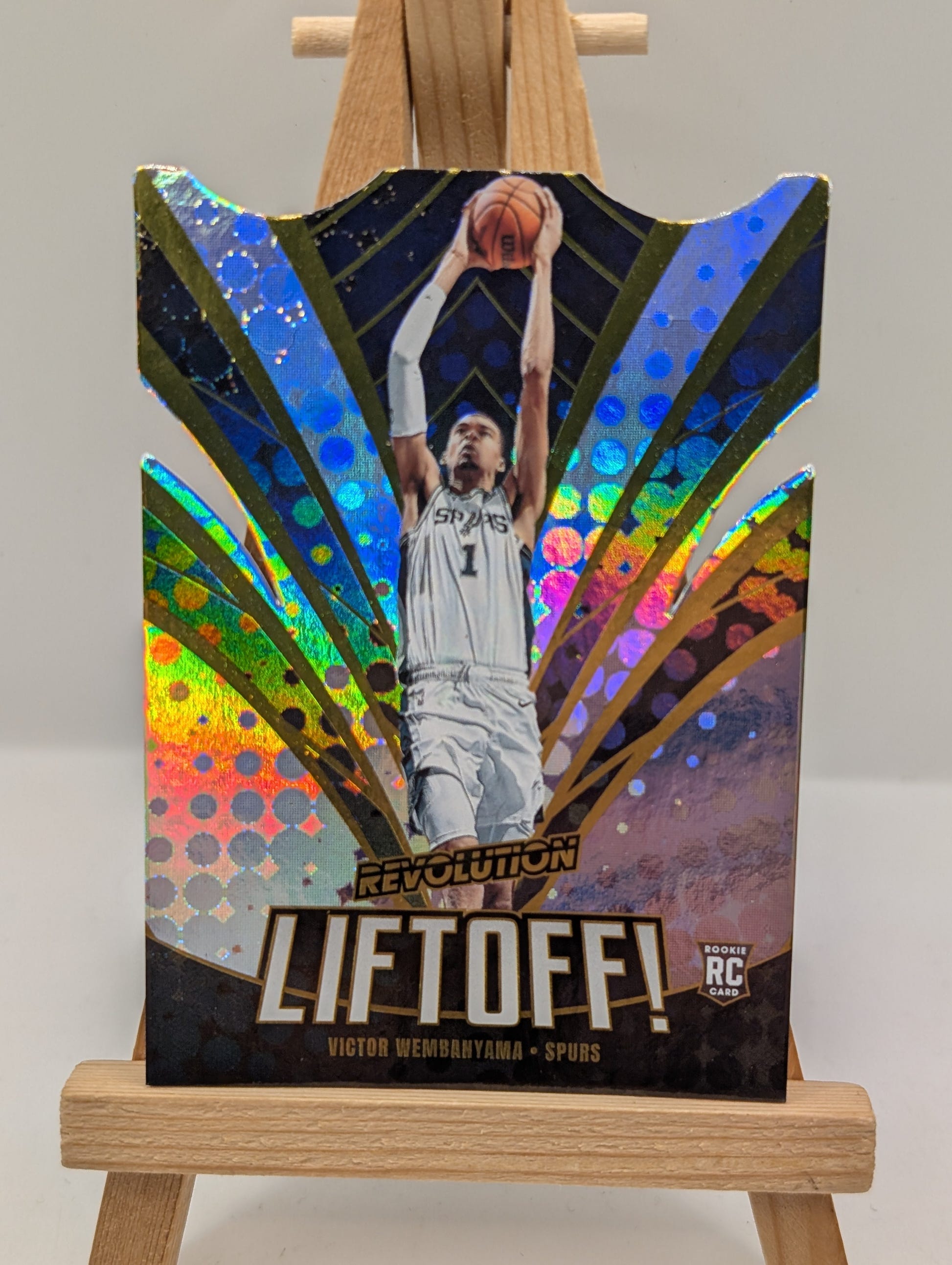 2023-24 Panini Revolution Victor Wembanyama Lift Off! Rookie RC Die Cut Spurs SP FRENLY BRICKS - Open 7 Days image 2