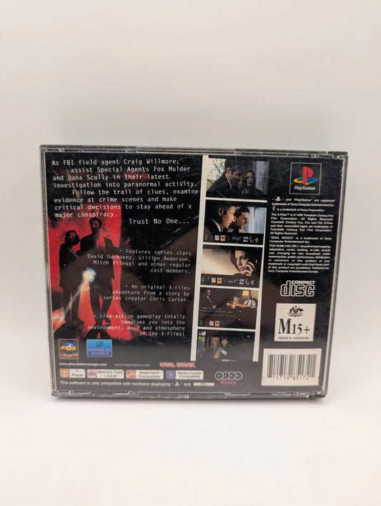 The X-Files Game Sony Playstation - 4 Disc Set - Excellent Condition FRENLY BRICKS - Open 7 Days