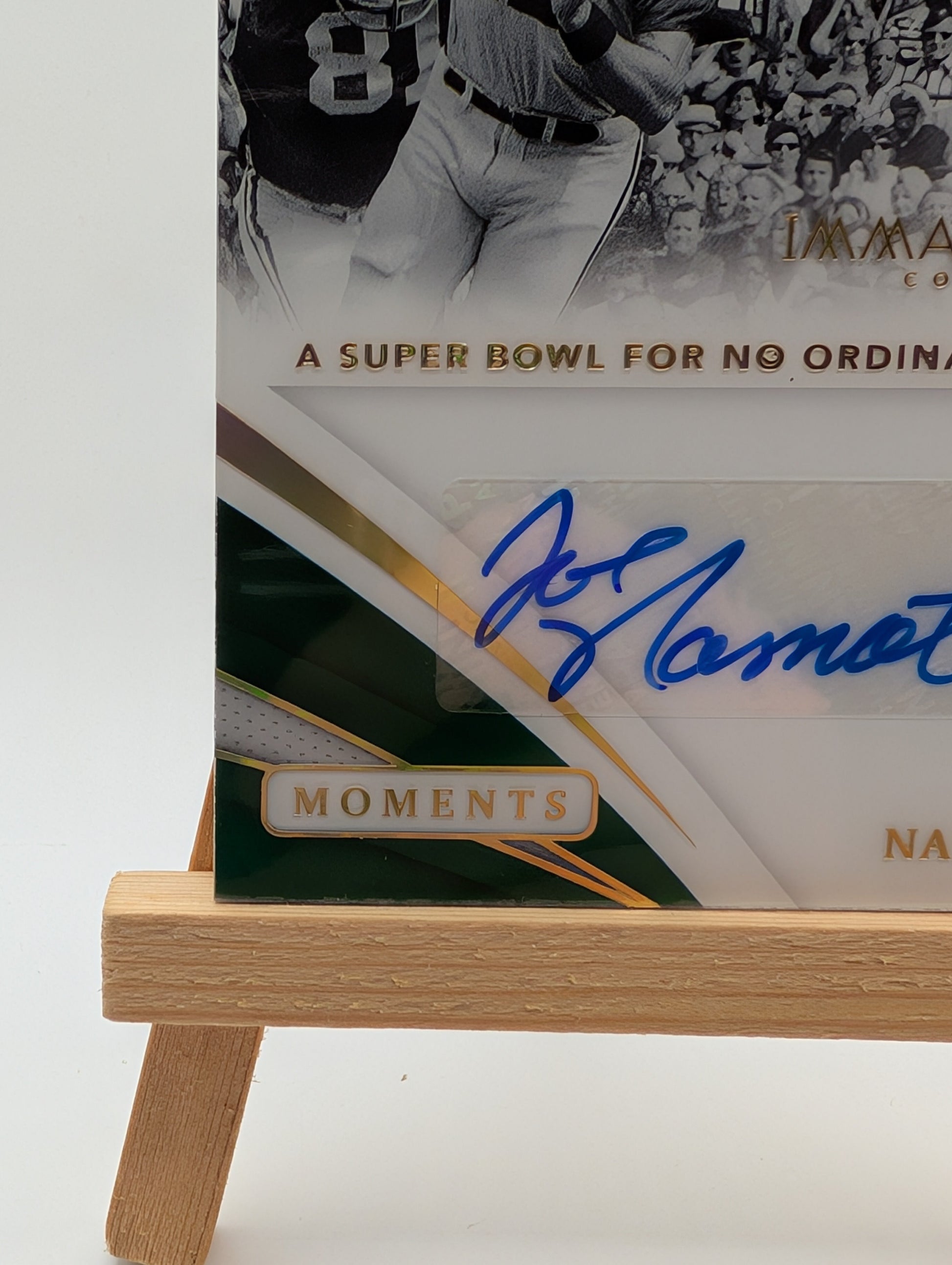 2023 Immaculate Joe Namath “Broadway Joe” Moments Auto #MA-JN - /10 FRENLY BRICKS - Open 7 Days
