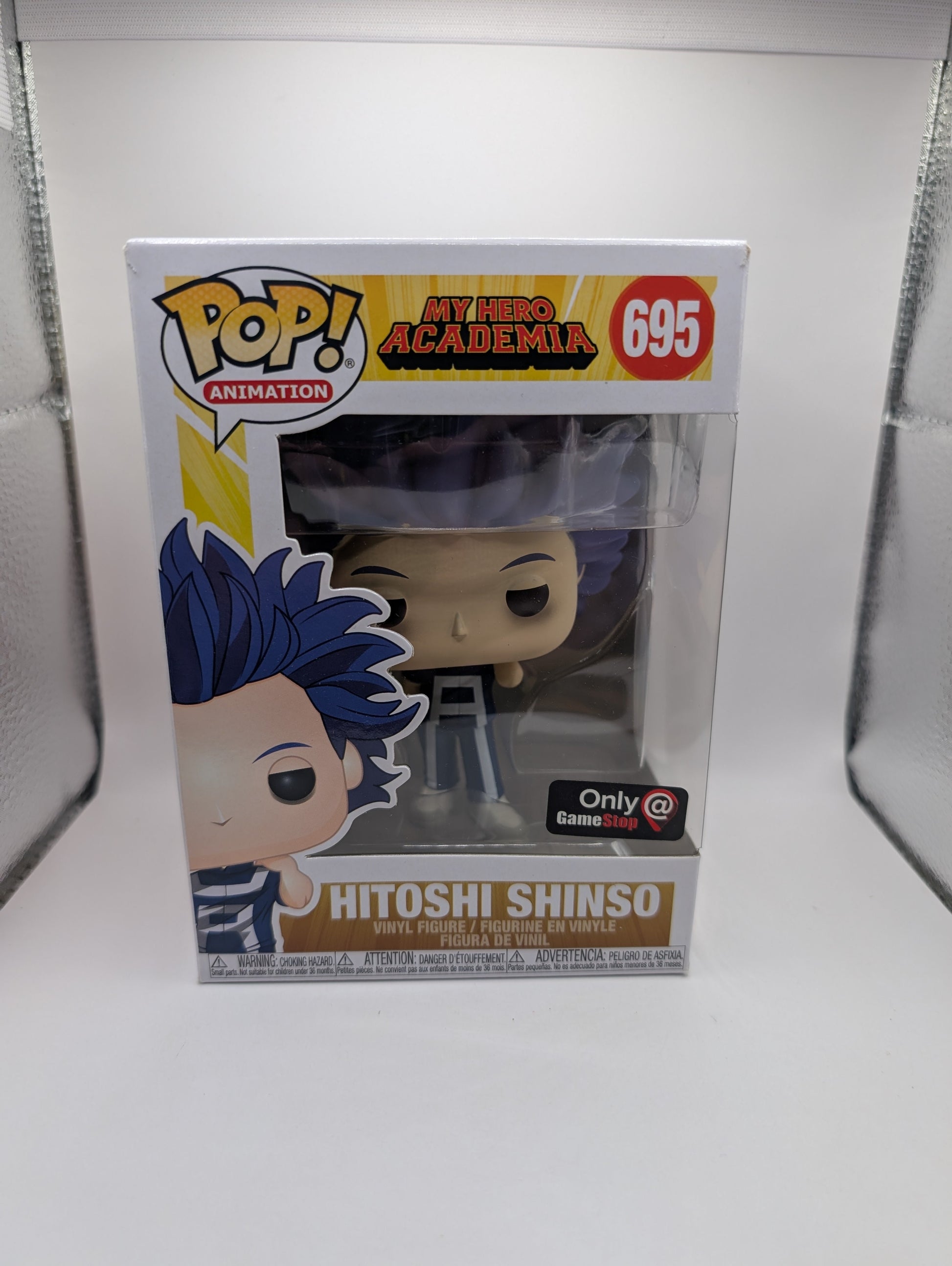 Jarrod Greene Signed Funko Pop Hitoshi Shinso #695 508 My Hero Academia FRENLY BRICKS - Open 7 Days