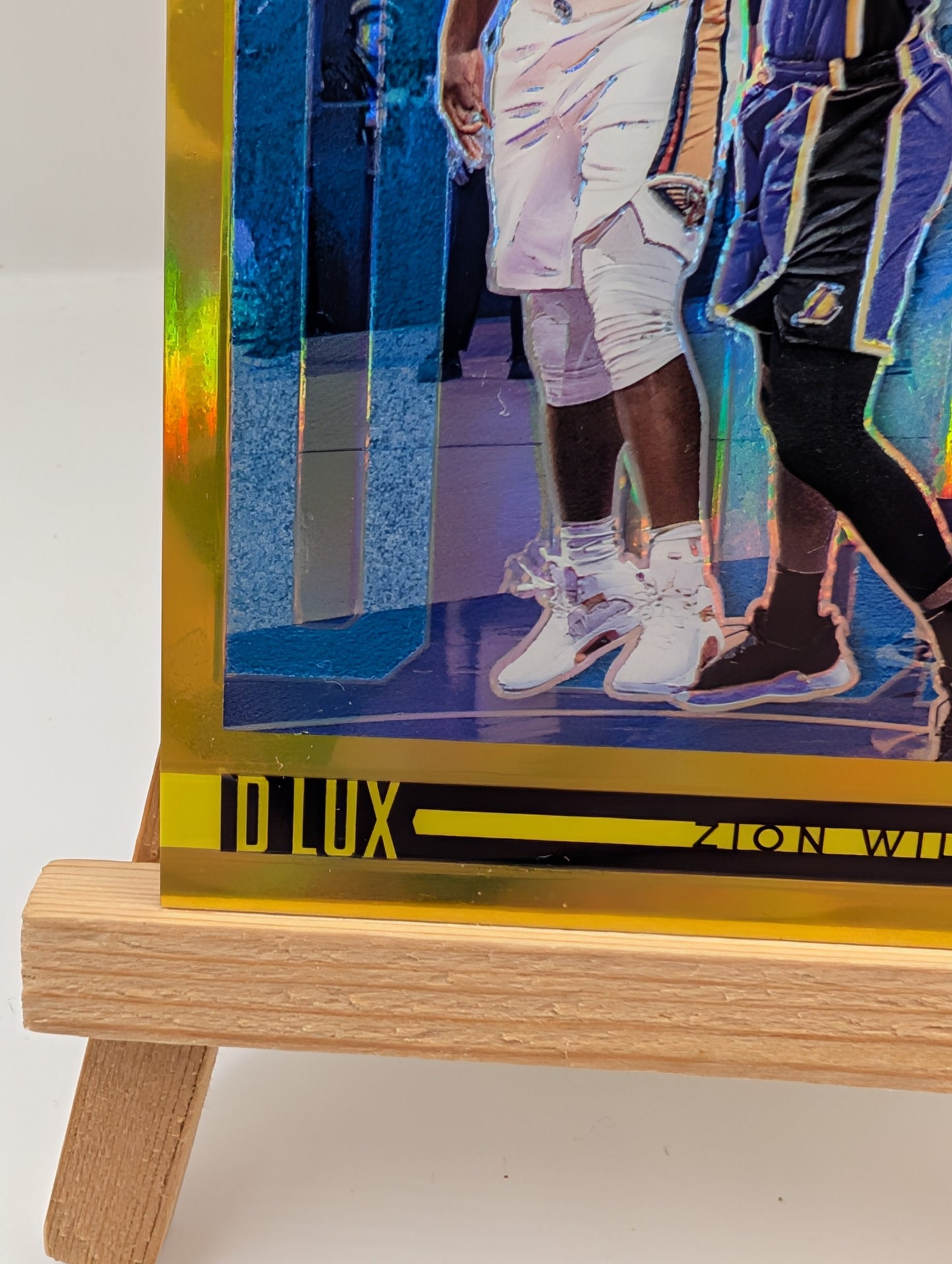 2020-21 Panini Flux #1 D Lux Zion Williamson Gold Prizm /10 Pelicans FRENLY BRICKS - Open 7 Days