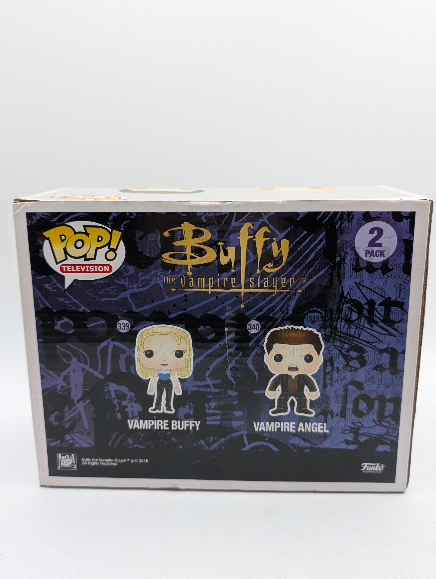 Funko POP! Vampire Buffy And Vampire Angel 2 Pack 2016 Summer Convention