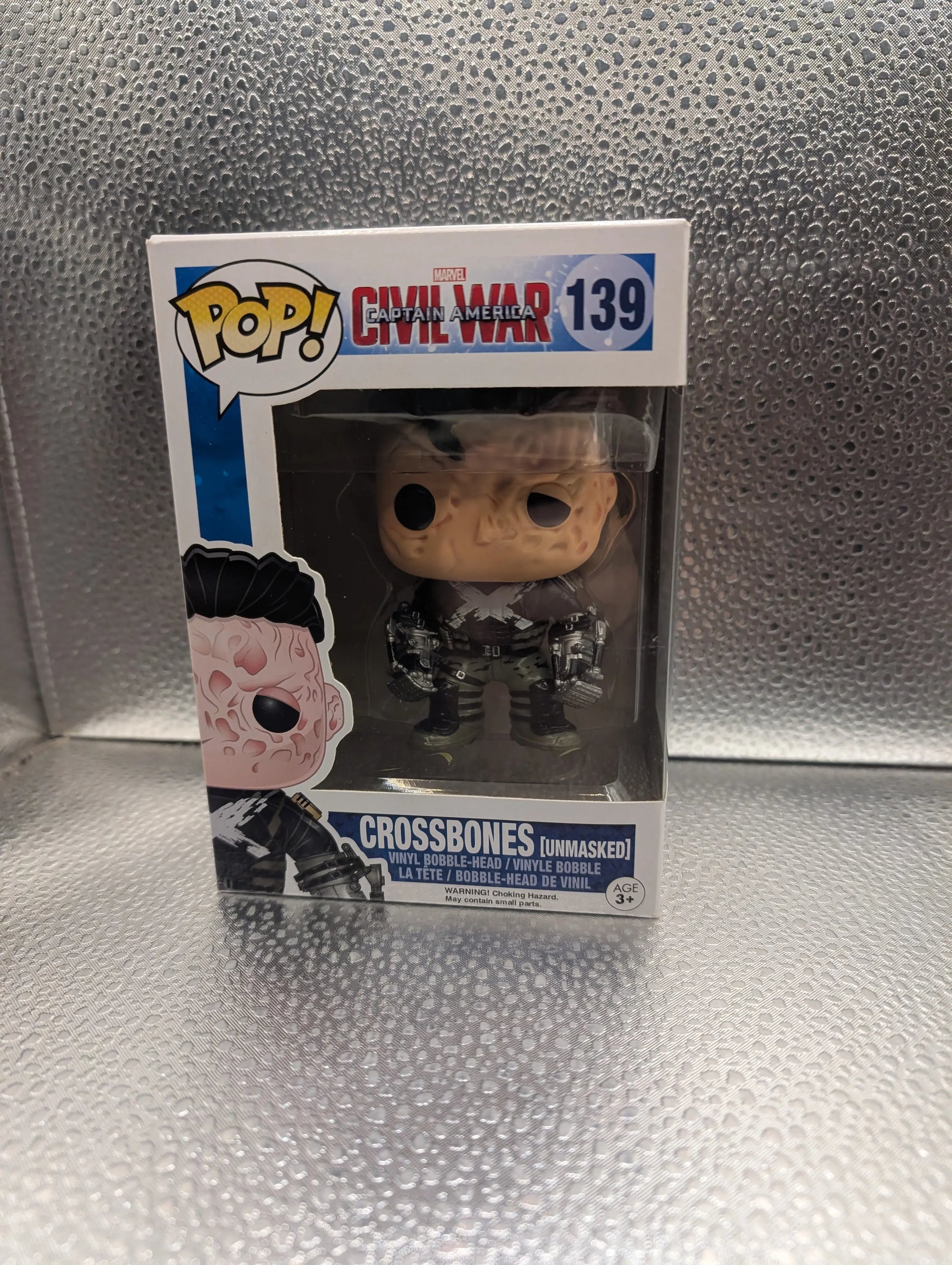 FUNKO Pop Vinyl Crossbones Marvel #139 FRENLY BRICKS - Open 7 Days