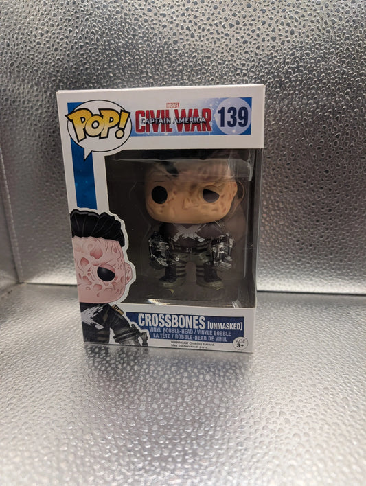 FUNKO Pop Vinyl Crossbones Marvel #139 FRENLY BRICKS - Open 7 Days