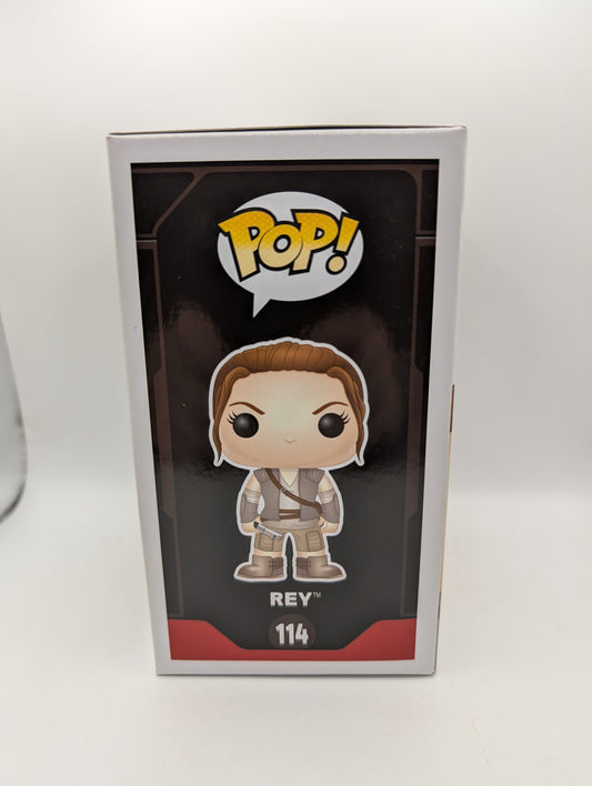 Funko Pop Vinyl Star Wars Rey #114 The Force Awakens FRENLY BRICKS - Open 7 Days