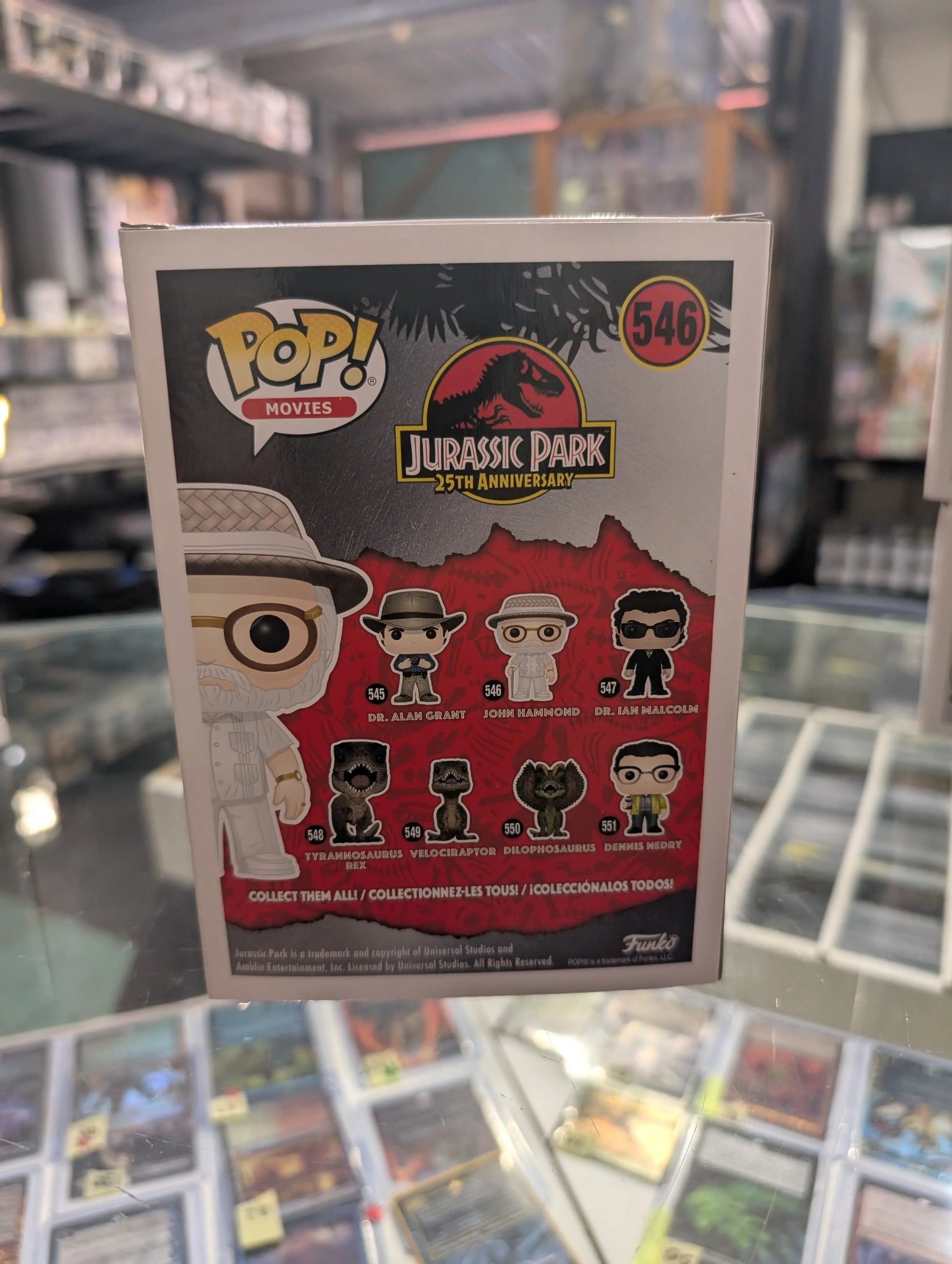 Funko POP! Movies Jurassic Park John Hammond #546 Vinyl Figure FRENLY BRICKS - Open 7 Days