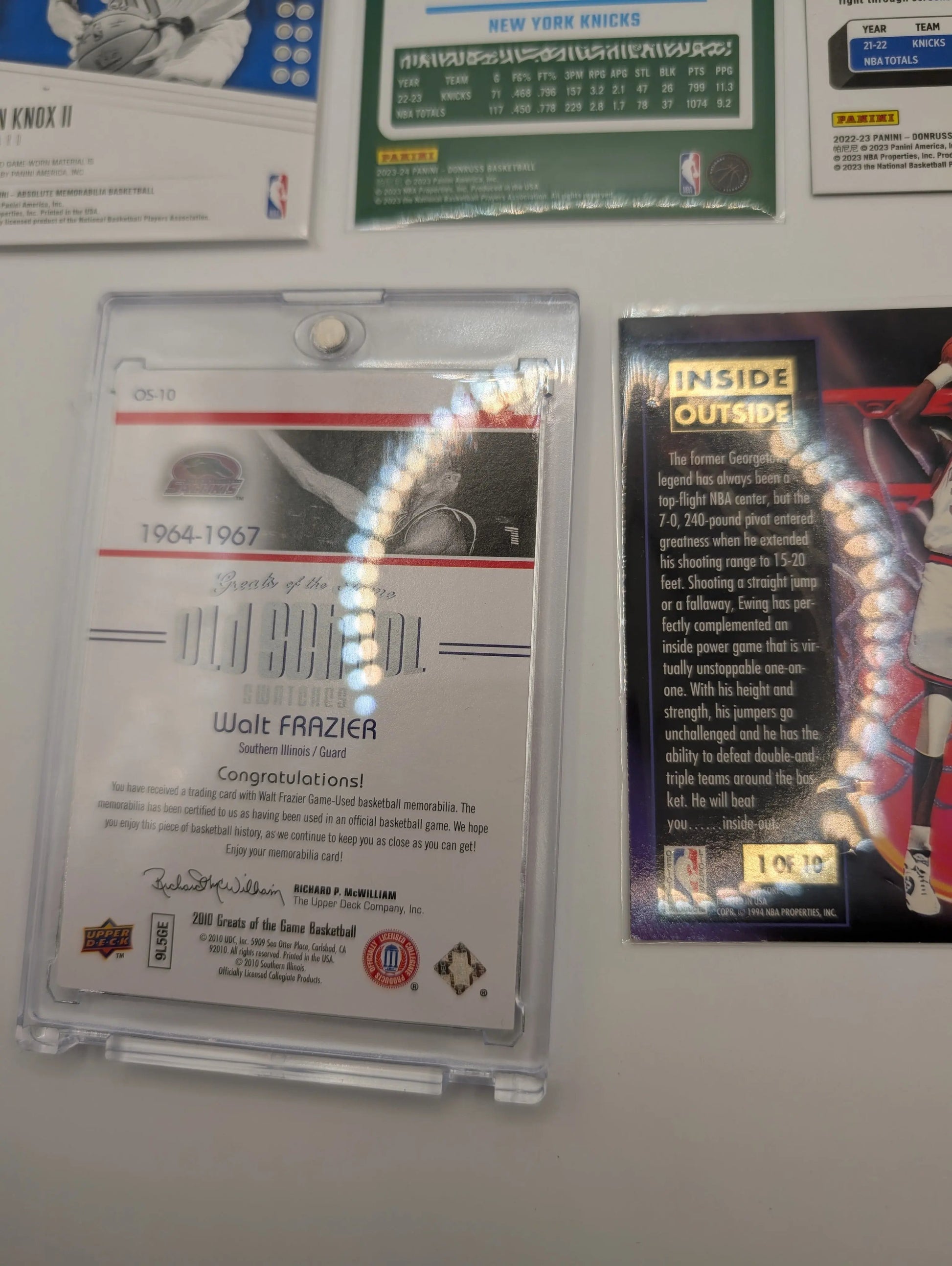 New York Knicks NBA Basketball Card Lot, Rookies, Patch, Auto, Graded, Patrick Ewing FRENLY BRICKS - Open 7 Days