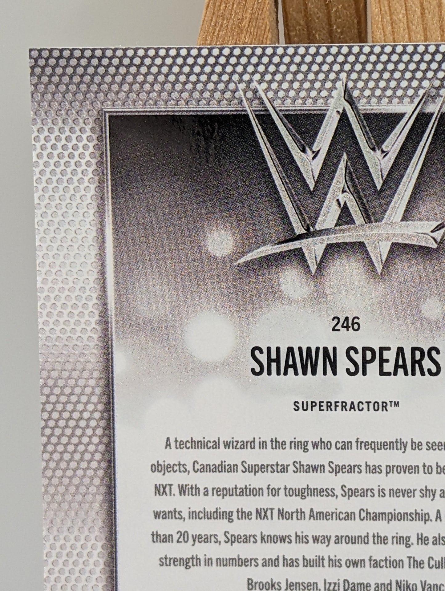 2026 Topps Chrome WWE Shawn Spears ICONIC IMPRINTS SSP #246 Case Hit 1/1 FRENLY BRICKS - Open 7 Days