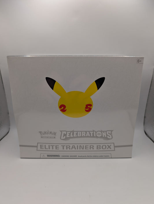 Pokemon TCG - Celebrations Elite Trainer Box ETB - NEW Factory SEALED English FRENLY BRICKS - Open 7 Days