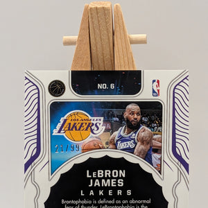 2021-22 Panini Obsidian Lebron James Supernova /99 Lakers SP