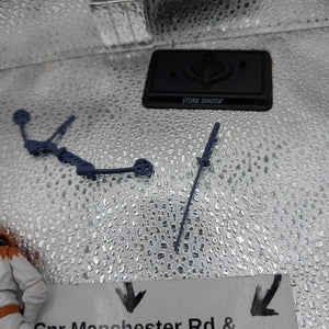 GI Joe Dollar General Storm Shadow orange white loose figure 2013 Ninja TGin Zu FRENLY BRICKS - Open 7 Days