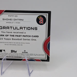 2023 Topps Series 1 Mike Trout Patchwork of the Past Patch Card Relic Nice FRENLY BRICKS - Open 7 Days