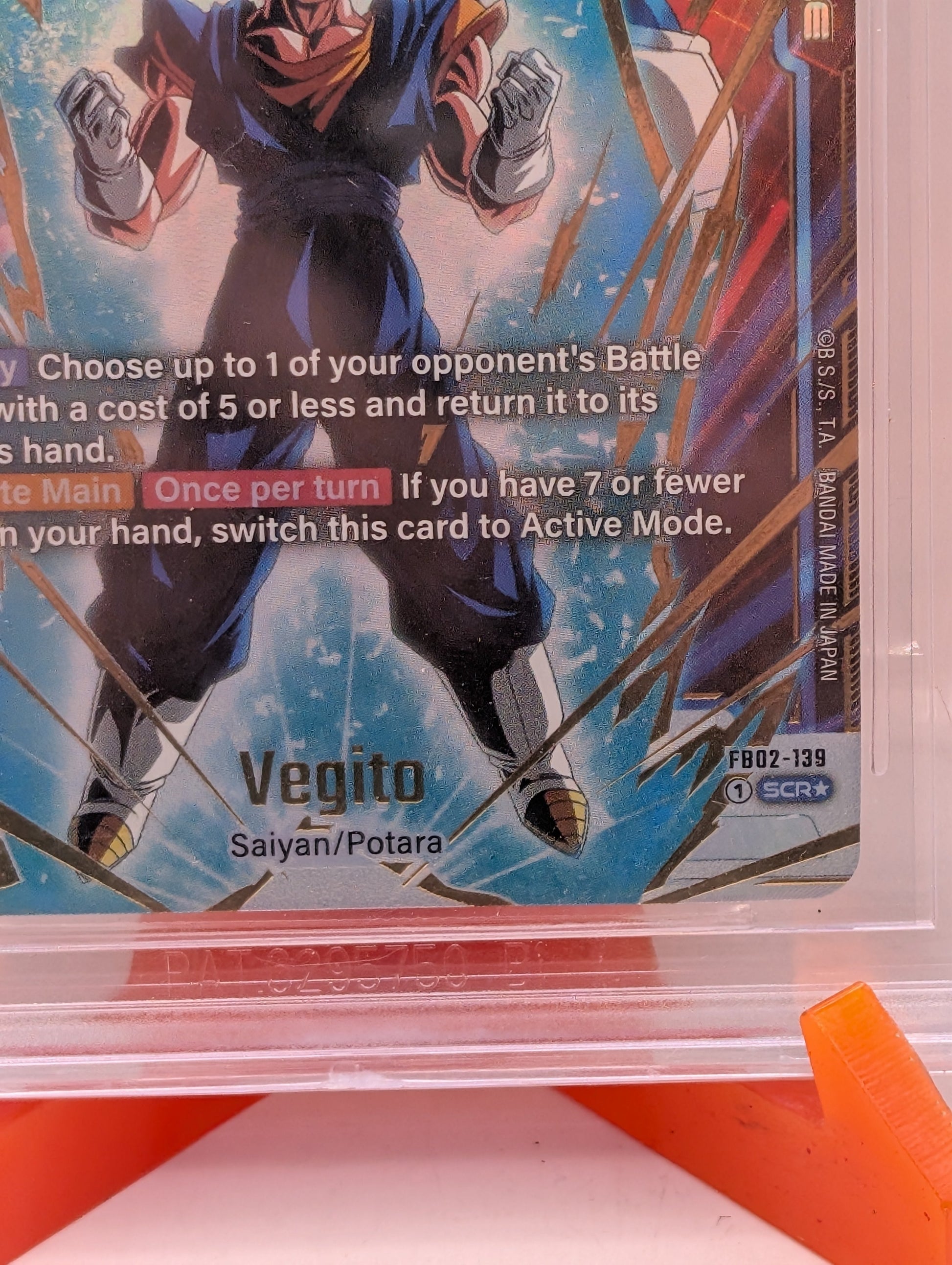 2024 DBS Fusion World - Vegito FB02-139 SCR* Alternate Art  BGS 10 FRENLY BRICKS - Open 7 Days