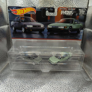 Hot Wheels Premium 2 Pack ’91 NISSAN SENTRA SE-R / SILVIA (S13) FRENLY BRICKS - Open 7 Days