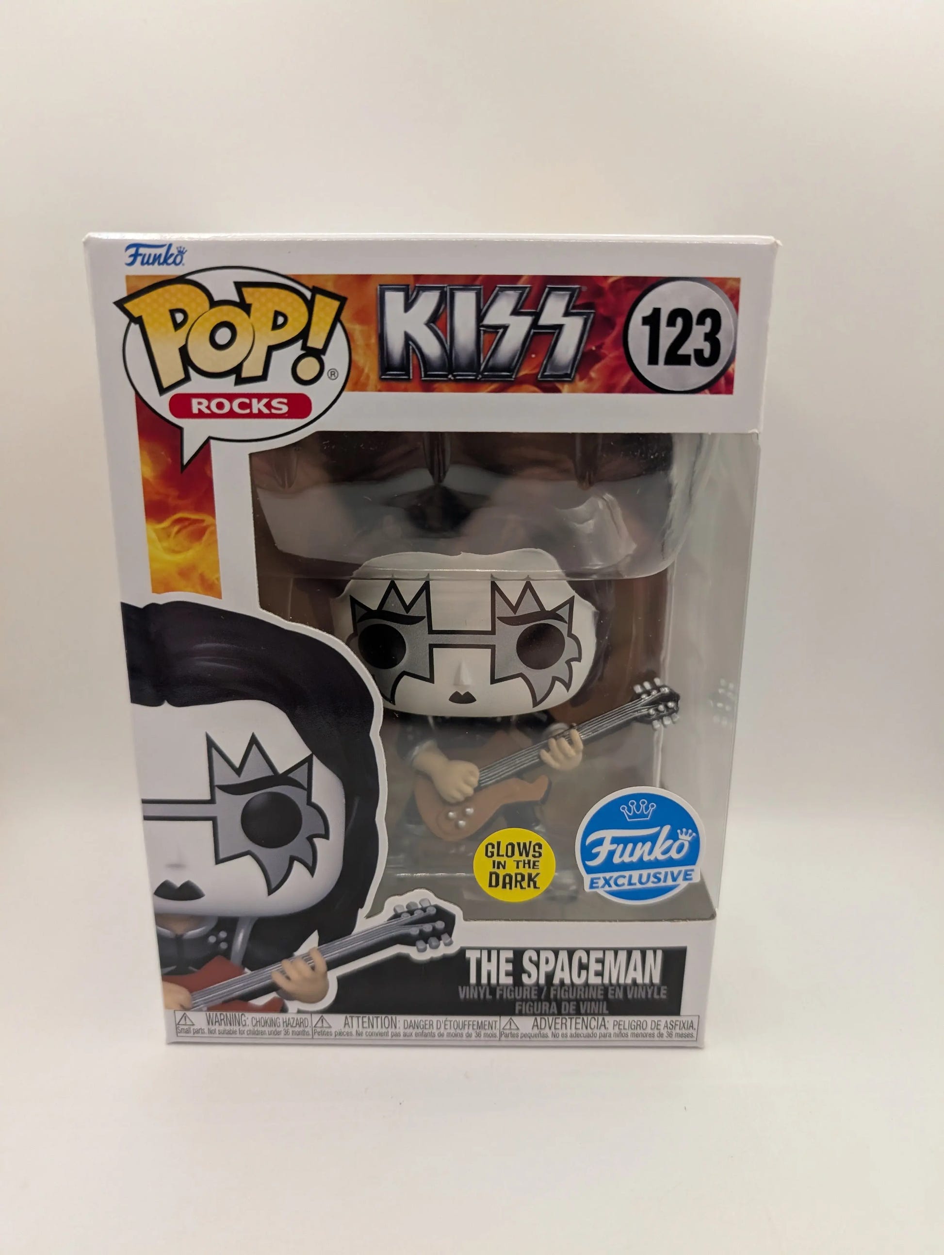 KISS - The Spaceman Glow in the Dark Pop! Vinyl Figure (RS) #123 FRENLY BRICKS - Open 7 Days image 1
