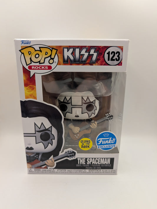 KISS - The Spaceman Glow in the Dark Pop! Vinyl Figure (RS) #123