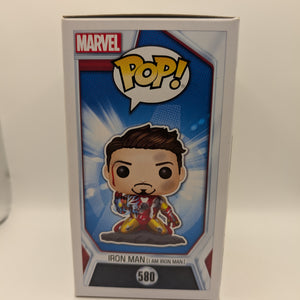 Iron Man I Am Iron Man Glow 580 Avengers Endgame Marvel Funko Pop Vinyl