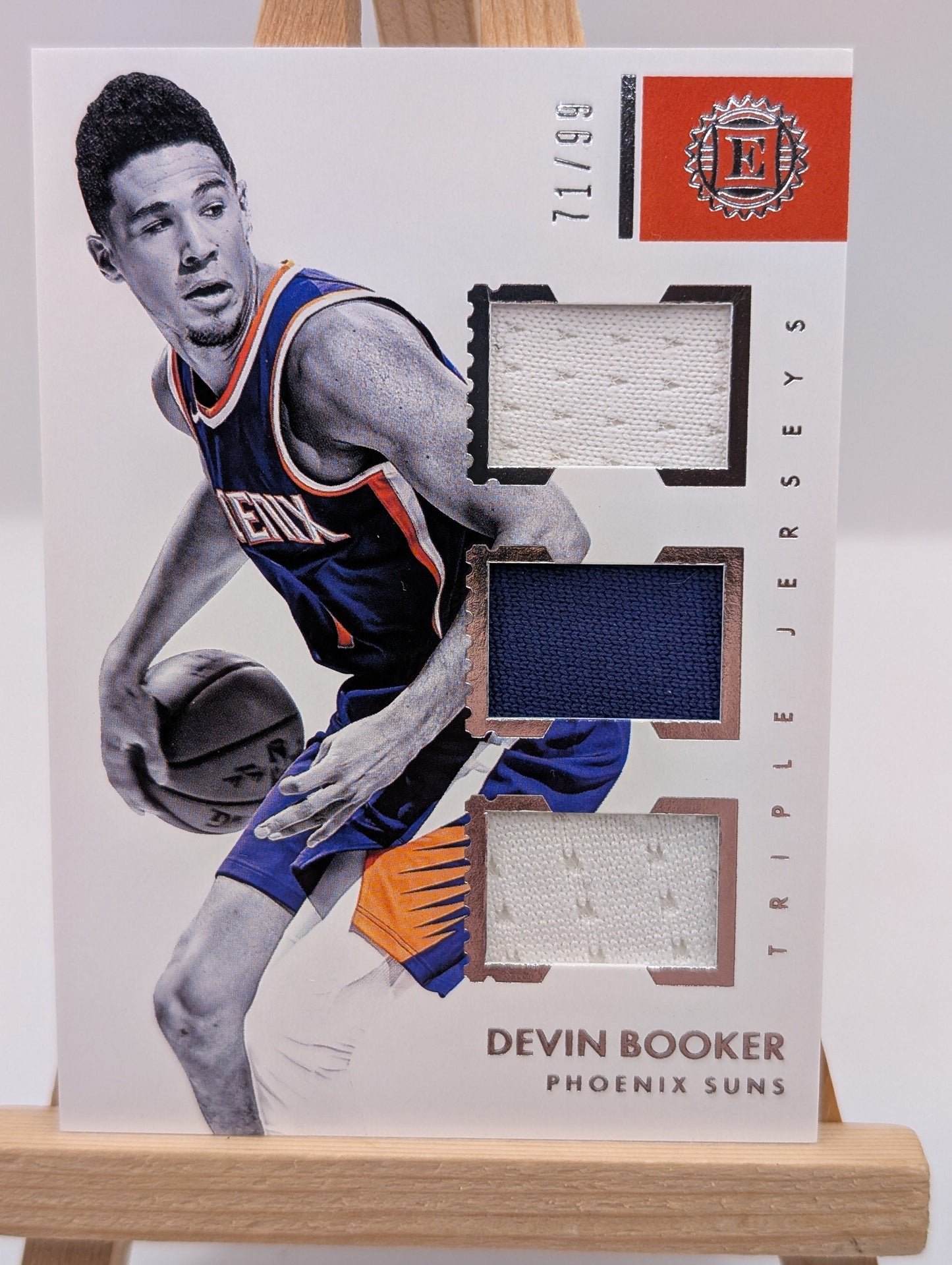 2017 Encased Basketball Triple Patch /99 Devin Booker Suns FRENLY BRICKS - Open 7 Days