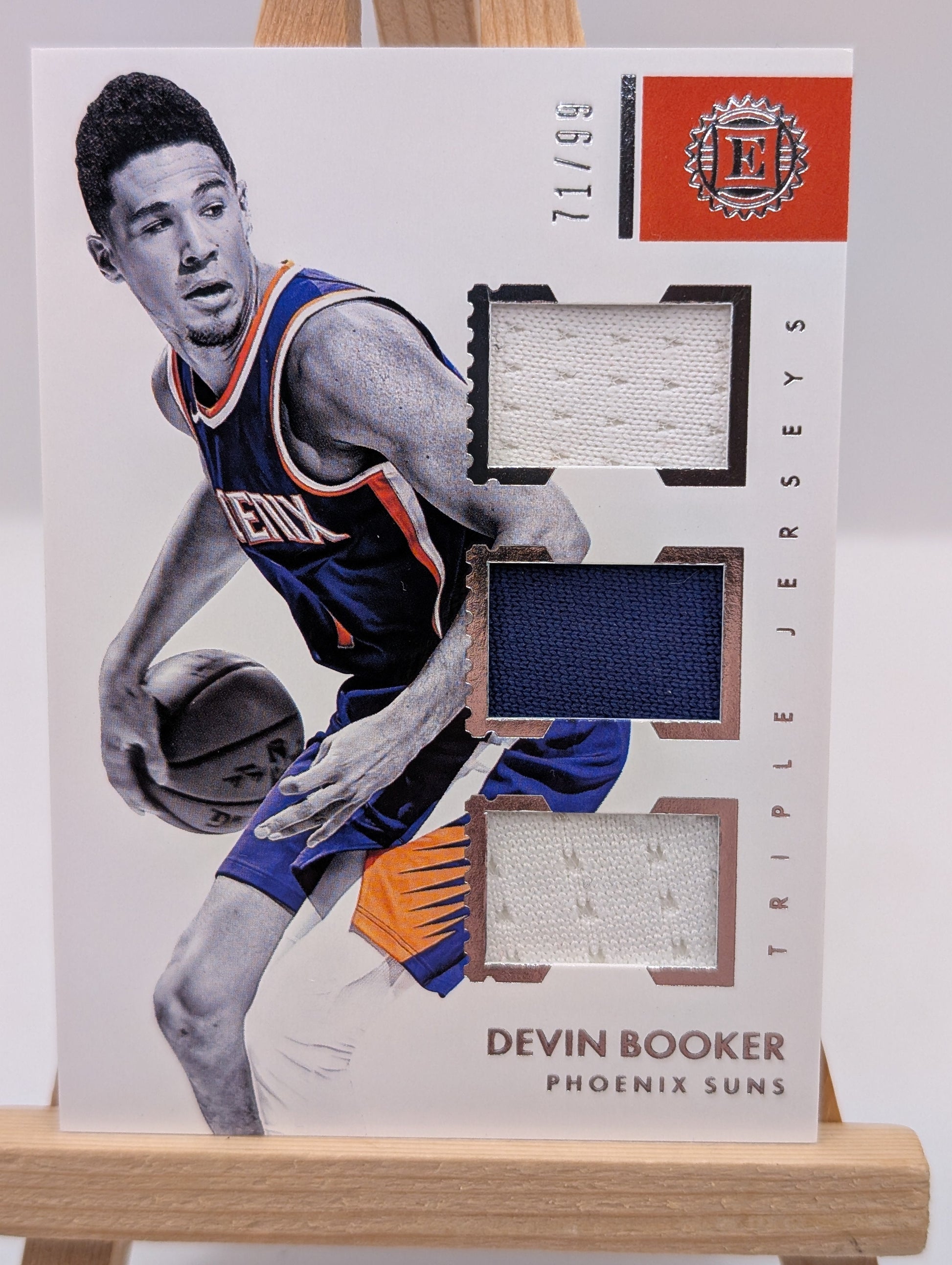2017 Encased Basketball Triple Patch /99 Devin Booker Suns FRENLY BRICKS - Open 7 Days