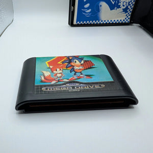 Sega Mega Drive SMD - Sonic The Hedgehog 2 - Cart + Box + Manual USED PAL FRENLY BRICKS - Open 7 Days