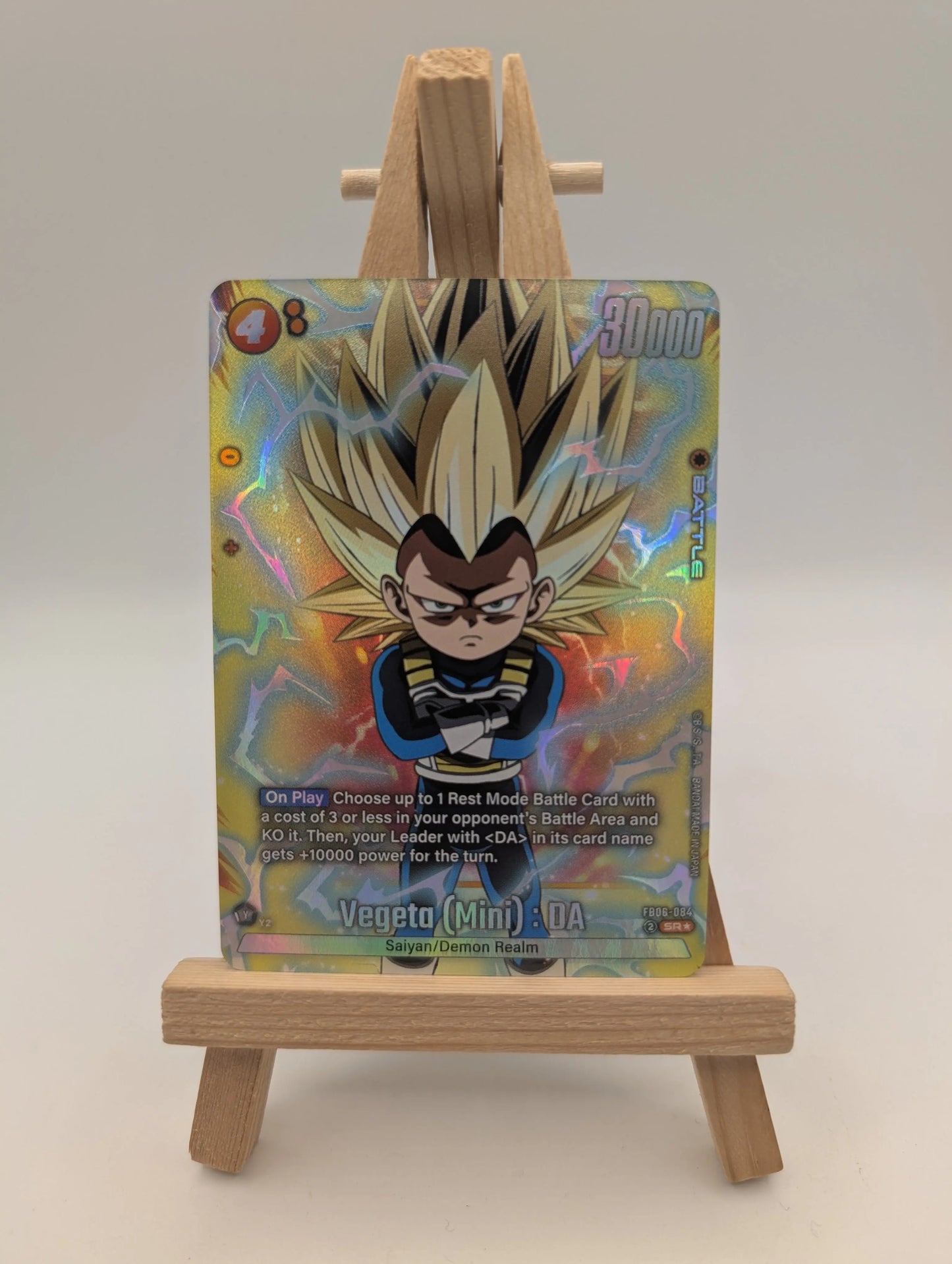 DBS Fusion World Vegeta Mini : DA FB06-084 SR Alt Art FRENLY BRICKS - Open 7 Days