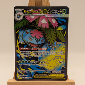 Pokemon Mega Venusaur ex Ultra Rare 155/132 Mega Evolution Near Mint card. FRENLY BRICKS - Open 7 Days