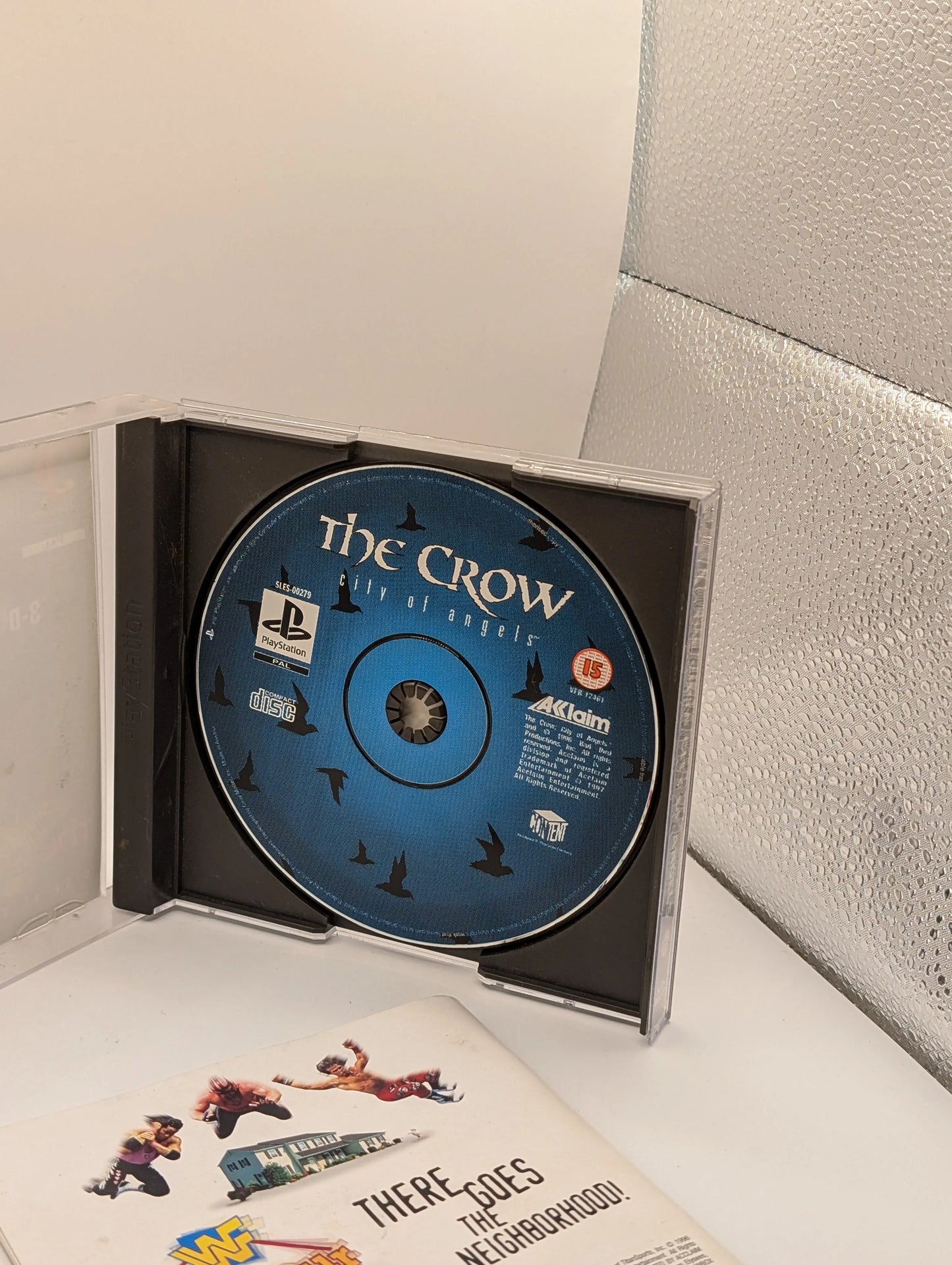 The Crow: City Of Angels + Manual - PS1 - Tested & Working FRENLY BRICKS - Open 7 Days