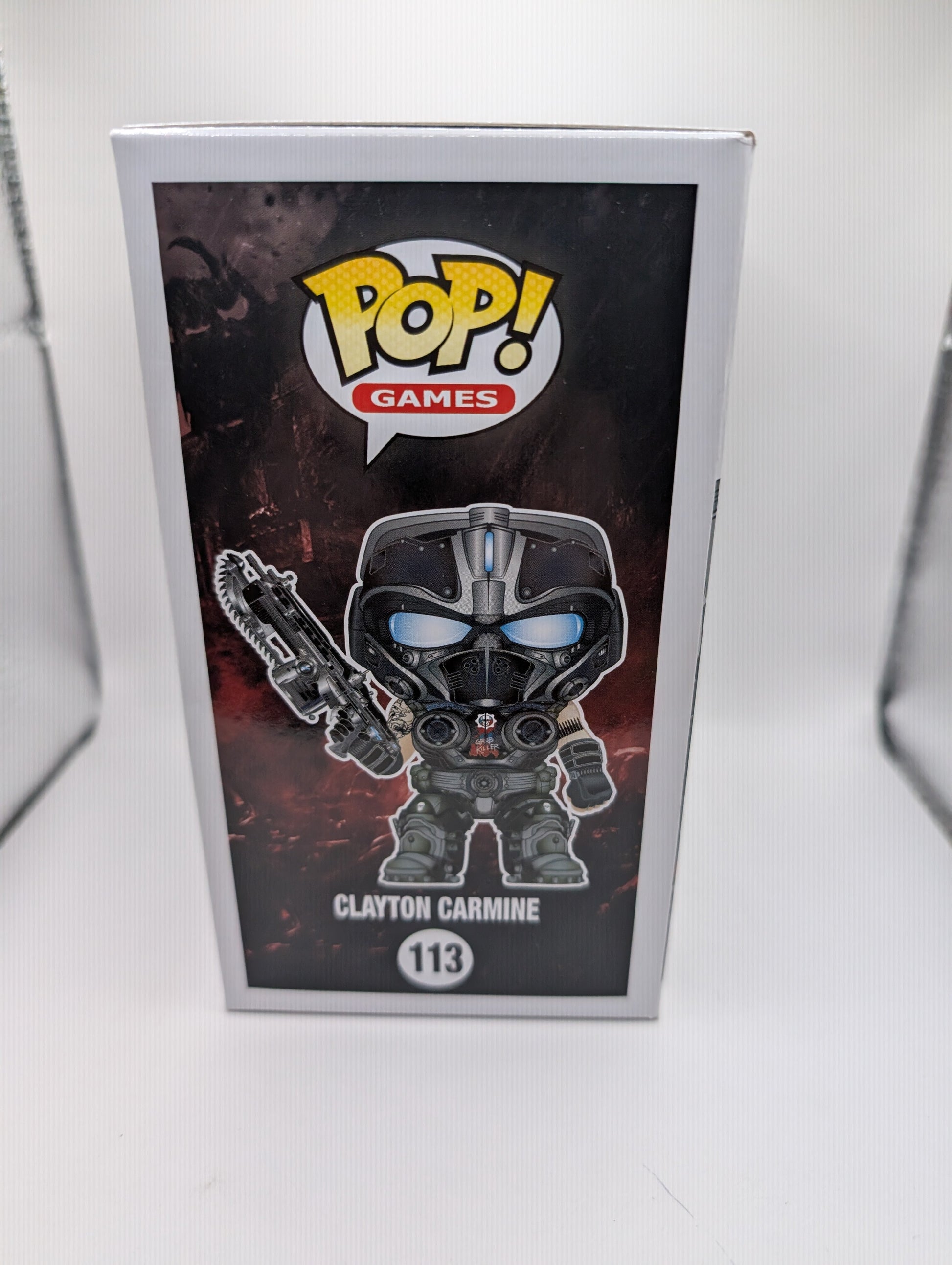 Funko Pop! Gears Of War: Clayton Carmine #113 Vaulted FRENLY BRICKS - Open 7 Days
