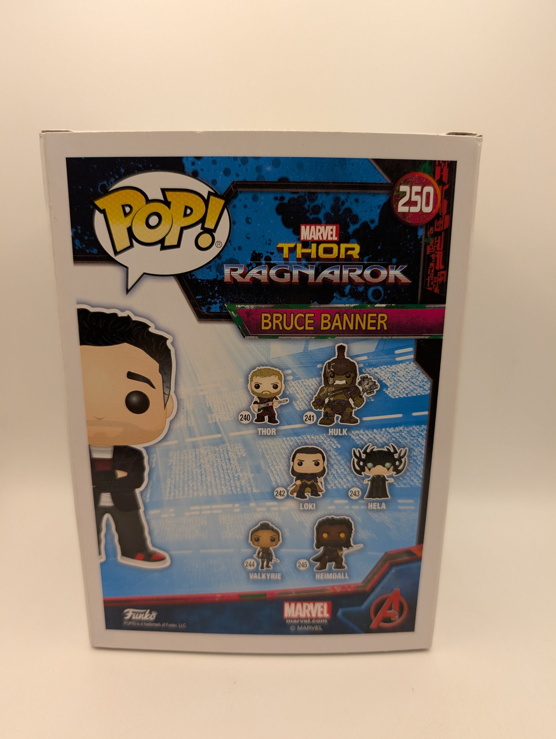 Bruce Banner 250 ~ Marvel: Thor - Ragnarok ~ Funko Pop Vinyl FRENLY BRICKS - Open 7 Days