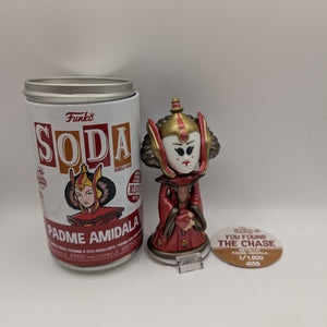 Padme Amidala Metallic Star Wars Funko Soda! Chase 1/1,600 LTD PCS RARE VHTF FRENLY BRICKS - Open 7 Days