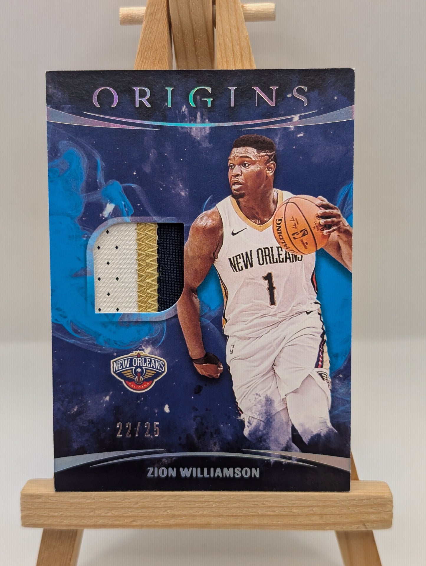 2021-22 Origins Panini Zion Williamson Three Color Patch /25 FRENLY BRICKS - Open 7 Days