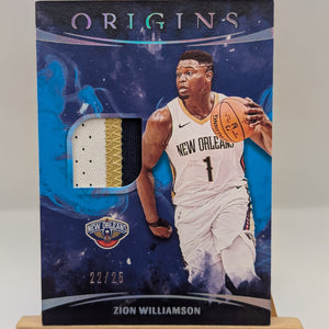 2021-22 Origins Panini Zion Williamson Three Color Patch /25 FRENLY BRICKS - Open 7 Days
